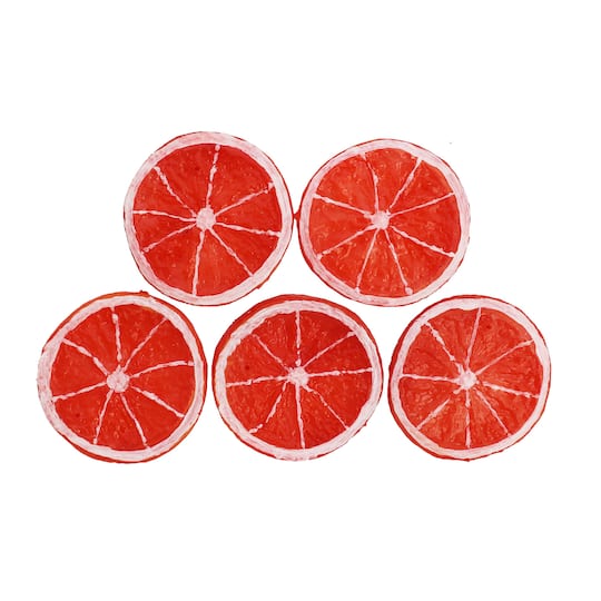 Faux Grapefruit Slice Decorations by Ashland&#xAE;